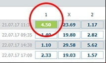 bet-at-home bet placement